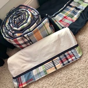 Retired Pottery Barn Kids Madras Nursery Set